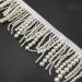Yulakes 1 Yard White Black Pearl Fringe Beaded Lace Trim for Garments & Decor - White Color Option - Buy Online on SooperMarket.com