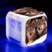 Nicole Knupfer Wolf Alarm Clock for Kids - LED Night Light Square Bedside Clock - Illuminated LCD Wake Up Alarm Gift #10 - Buy Online on SooperMarket.com