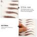 CANIGHT 9 Sheets Eyebrow Transfer Stickers Makeup Brow Sticker False Eyebrows Dark Brown 21x14.7cm Brown - Buy Online on SooperMarket.com