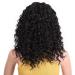 HBINGBING 26"Long Curly Black Synthetic Lace Front Wig with Baby Hair African American Braided Wigs for Women 26 inch #1