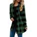 Long Shirt Outerwear Top Thin Warm Knitted Coat Women's Blouse V-Neck Shirt Tunic Long Women's Tunic Women's Shirt Casual Checked Shirt Women's Winter Chunky Knit Jacket C-ag 4XL - Buy Online on SooperMarket.com