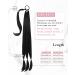 REECHO DIY Braid Ponytail Extension | Long Straight Wrap Around Synthetic Hairpiece - Black 34 Inch - Buy Online on SooperMarket.com