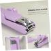 minkissy 1pc Nail Clippers Puppy Nail Illuminated Nail Clipper Cuticle Clippers Toenails Clippers Manscape Trimmer for Men Toenail Clipper Stainless Steel Japan Miss Magnifier Purple 15*4.5*1.6cm Purple - Buy Online on SooperMarket.com