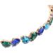 Minkissy Crystal Rhinestone Headband Anti-slip Wedding Bridal Headpieces Bling Hairbands Tiara Bridal Prom Party Hair Accessories for Women Girls (Blue Green) - Buy Online on SooperMarket.com