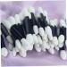50pcs Disposable Ended Sponge Eye Shadow Applicators Dual Sided Eyeshadow Brush Sponge Tipped Oval Makeup Applicator Black - Buy Online on SooperMarket.com