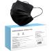 MEDI SANT 50+1 Black Disposable Surgical Masks - EN14683 Type I BFE 95% 3-Ply Protective Face Masks for International Shipping - Buy Online on SooperMarket.com