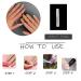 Buy MISUD Short Round Press On Nails - Colorful French Tip Acrylics | 24 Pcs Glossy Summer Artificial Nails - International Shipping Available - Buy Online on SooperMarket.com