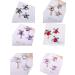 3pcs Nail Art With Rhinestones Organza Bowknot Fingernail Decoration For Salon Home Use Nail Accessories Kit - Buy Online on SooperMarket.com
