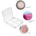 Mikinona 2pcs Empty Eyeshadow Palette Eyeshadow Palettes Makeup Containers Purple Eyeshadow Palette Blendable - Buy Online on SooperMarket.com