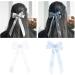 JSGHGDF Bowknot Hair Clip Heart Long Ribbon Bowknot Shape Hair Clip for Girl Spring Styling Tiaras Pink - Buy Online on SooperMarket.com