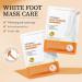 TBeautfave Foot Peel Mask 2 Pack Exfoliating Foot Mask Vitamin C Moisturizing Socks Feet Hard Skin Remover Feet Peeling Socks Whitening and Nourishing Foot Mask Foot Care Extra Long Foot Mask - Buy Online on SooperMarket.com