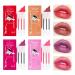 SWETIYOU Tattoo Lipstick Cotton Swab  24Pcs Q Tip Lipstick Waterproof Non-Stick Cotton Swab Lipstick Long Lasting Q Tip Lip Tint Stain  Cute Lip Makeup Products