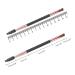 Premium Eyebrow Brush Set - 3 Spoolie & Angled Brushes for Powders, Waxes & Gels - Black - Buy Online on SooperMarket.com