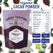 Indigo Herbs Organic Cacao Powder 250g - Vegan & Pure | Unsweetened & Unrefined | Dairy & GMO Free - Buy Online on SooperMarket.com
