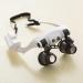 Headband LED Lights Magnifier Eye Glasses Watch Repair Loupe Jeweler Glass 10X 15X 20X 25X for Household Headband Magnifier with Led Light for Jewelry - Buy Online on SooperMarket.com