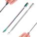 Sibba 2 Pcs Stainless Steel Cuticle Pusher Tool Set for Professional Nail Care - Nail Polish Remover and Cuticle Cleaner for Fingernails and Toenails - Buy Online on SooperMarket.com