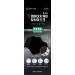 Buy (Pack of 6) Korea Black KF94 Face Masks - Unisex 4-Layer Filters Breathable Adjustable Strap for Dust Protection - Made in Korea - Buy Online on SooperMarket.com