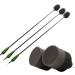 10 Pack Black Foam Archery Arrowhead Soft Sponge Tips for Archery Combat Game - Buy Online on SooperMarket.com