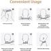 Neck Posture Corrector 360 Rotation Adjustment Adult Neck Brace Folding Design Easy to Carry Neck Massager Simpler and More Beautiful - Buy Online on SooperMarket.com