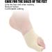 Bunion Corrector 2 Pairs - Elastic Big Toe Separators for Bunion Relief and Overlapping Toe - Hallux Valgus Sleeve Foot Care Tool (S) - Buy Online on SooperMarket.com