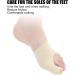 2 Pairs Hallux Valgus Corrector Big Toe Bunion Relief Cuff for Day/Night Support | Elastic Foot Care - Buy Online on SooperMarket.com