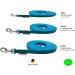 Premium Biothane Dog Leash for Small Dogs - 9mm 3m 5m 10m 15m | Durable Waterproof Hand Loop Design in Petrol Color - Buy Online on SooperMarket.com