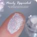 PrettyDiva Aurora Chrome Nail Powder - White Pearl with Multi Color Shifting Metallic Powders for Magic Moonlight Effect on Nails - Buy Online on SooperMarket.com