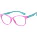 Kids Blue Light Filter Glasses - UV Protection TR90 Frames for Boys & Girls + Adjustable Band & Pink Case - Buy Online on SooperMarket.com