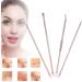 4PCS/SET Blackhead Removal Tool Pimple Cleansing Tool Kit Stainless Steel Acne Pimple Extractor Acne Remover Tool With Box(Rose Gold) pimple extractor - Buy Online on SooperMarket.com