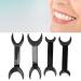 Dental cheek holder 4 pieces of dental T-shape intraoral check double head lip holder mouth opener tooth opener tooth holder for tooth whitening