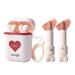ICE LOVE Silky Mist Matte Lipstick Set - Long Wear Waterproof Velvet Lipstick & Lip Gloss for Women (2pcs) - Non-Stick Cup Makeup - Buy Online on SooperMarket.com