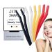 Jingling eyebrow razor-ergonomic facial razor eyebrow former with protective cover eyebrow razor multi-purpose-peeling derma plaque tooler for shaving and body peeling