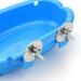 Mygeromon Bird Bath for Cage - Hanging Small Tub for Parrot, Parakeets, Canary, Budgerigar Shower - Blue - Buy Online on SooperMarket.com