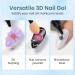 MIZHSE 3D Nail Gel - Clear Sculpting Gel for Nail Art Nail Charms & Home DIY Manicure - 30g No Wipe UV LED Gel Polish - Buy Online on SooperMarket.com