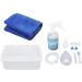 Ear Washer Bottle System with 6 Transparent Tips - 500ml Safe Ear Cleaning Kit for Adults | Includes Silicone Tube and Ear Muff for Home Use - Buy Online on SooperMarket.com