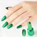 Green Nail Polish Chrome Metallic Nail Varnish Mirror Quick Dry Metal Effect No UV Needed Christmas Nail Art Polish Chrome Nail Polish