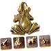 Alipis 1pc Figures Vivid Desktop Delicate Adornment Keychain Frog-designed Tabletop Vintage Pet Tea - Buy Online on SooperMarket.com