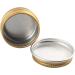 Zeoabsy 24 Pieces 10ml Gold Aluminum Empty Doses - Screw Lid Round Tins for Cosmetics Candles & Ointments - Includes 6 Spatulas - Buy Online on SooperMarket.com