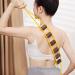 Wooden Back Massage Device - Meridian Therapy Band for Lymphatic Drainage & Muscle Regeneration | Neck Leg & Back Relief - Buy Online on SooperMarket.com