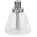 Baluue Push-down Dispenser Bottle - Empty Refillable Pump Bottle Empty Cleaner Storage Bottle for Nail Polish Remover Liquid
