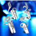 4 PCS Rhinestone Finger Tip Nail Rings - Adjustable Opening Nail Art Charms in Silver Women's Fashion - Buy Online on SooperMarket.com