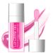 Lisara Hydrating Lip Glow Oil  Moisturizing Lip Oil Gloss Transparent Plumping Lip Gloss  Big Brush Head Non-Sticky Long Lasting Nourishing  Tinted Lip Balm for Lip Care and Dry Lips - Cherry