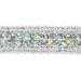 Expo International Inc. LexSingle Row Starlight Hologram Sequin with Sparkle Edge Trims, Silver