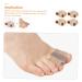 KALLORY 4pcs Toe Stretcher & Separator Set - Foot Protectors for Hammer Toe, Straightener Brace - Adjustable 6X3.2CM, Assorted Color - Buy Online on SooperMarket.com