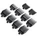 ANNTIM 10PCS Hair Clipper Guards 10 Sizes Hair Clipper Combs Guides Limit Comb Hair Cutting Guide Replace Comb Compatible with Many Wahl Clippers 1.5mm/3mm/4.5mm/6mm/10mm/13mm/16mm/19mm/22mm/25mm