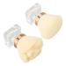 Flower Shape Makeup Brush Round Shape Cosmetic Brush Multi-function White for Daily Life