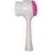 2 in 1 Manual Face Brush Cleanser - Exfoliating & Soft Bristle Face Cleansing Brush - Deep Pore Exfoliation, Makeup Removal, Acne Treatment - Hot Pink - Buy Online on SooperMarket.com