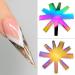 V Shape French Smile Line Nail Cutter Acrylic Tool | 9 Sizes | HJ-NAT201-FC08 - Buy Online on SooperMarket.com