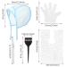 Hair Highlighting Cap Set - 3 Sets with Crochet Hooks Brushes Gloves & Shawl for Salon-Quality Highlights (Blue) - International Shipping Available - Buy Online on SooperMarket.com