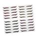 WOFASHPURET Double Sided Eyelid 20 pairs Red Makeup Eye Charming Eyelid Gold Eyeliner Black Purple Tapes Eyeshadow Shiny Double